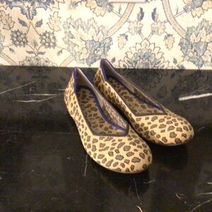 Rothy’s Leopatd print round toe ballet flats